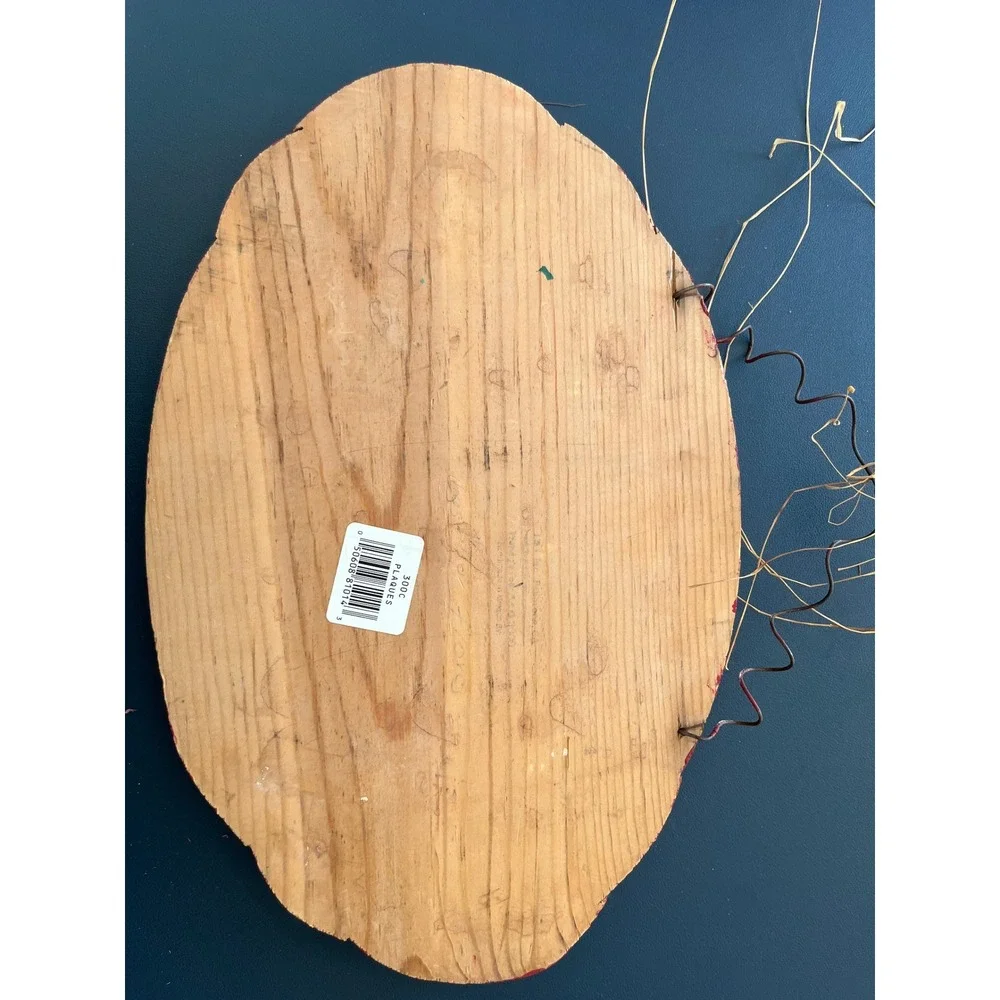 Wooden Oval Plaque Rustic Wall‎ Decor Handcrafted Decorative Art